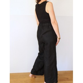 PANTALON FEMME LARGE FLUIDE EN VOILE DE COTON DREAM - L'atelier à