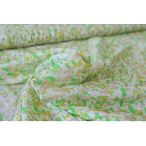 viscose imprimée graphique - un chat sur un fil