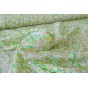 viscose imprimée graphique - un chat sur un fil