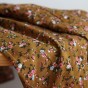 tissu viscose imprimée Mérida - ocre