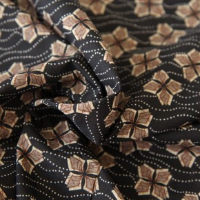 tissu coton et viscose Anthea - un chat sur un fil