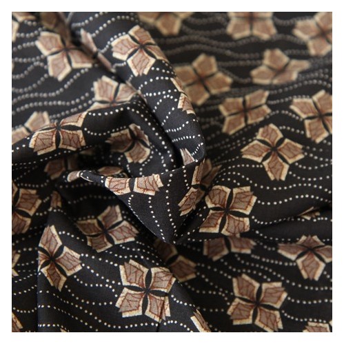 tissu coton et viscose Anthea - un chat sur un fil tissu coton et viscose Anthea - un chat sur un fil