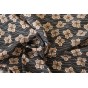 viscose fleurs - un chat sur un fil