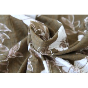 collection de coton et viscose fleurs - un chat sur un fil