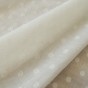 Voile de Plumetis gros pois blanc cassé