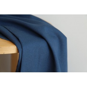 tissu lin et viscose bleu