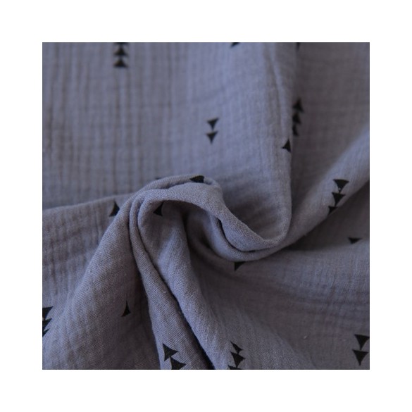 double gaze en coton - collection upcycling