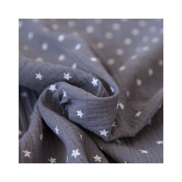 double gaze en coton - collection upcycling