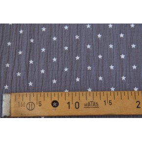 tissu en double gaze - étoiles