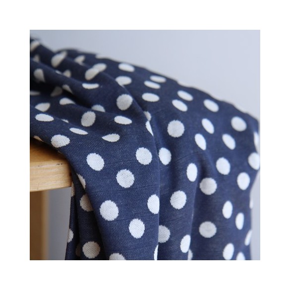 maille souple pois - un chat sur un fil