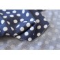 jersey à pois bleu et blanc - un chat sur un fil