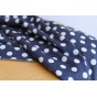 tissu upcyclé - jersey à pois
