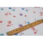 tissu voile de viscose à fleurs