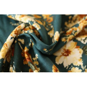 tissu fluide - fleurs