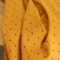 jersey coton pois - un chat sur un fil