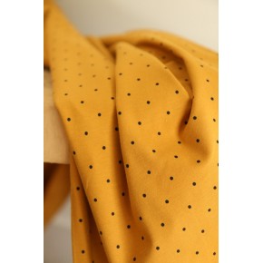 tissu en jersey de coton pois - un chat sur un fil