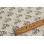 tissu en jersey imprimé - jeune fille à vélo
