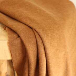 lin et viscose stains - caramel