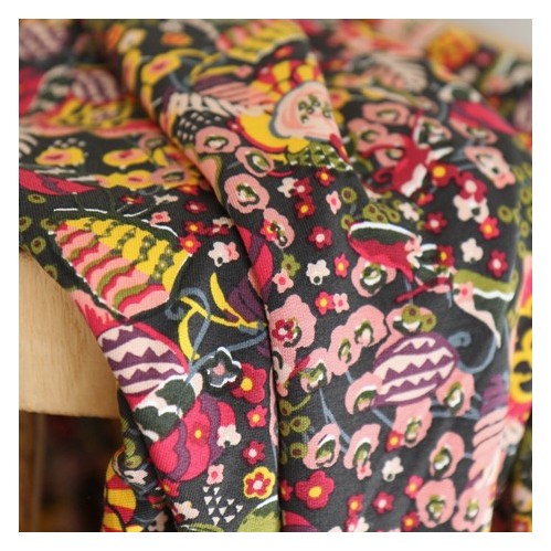 Jersey modal - flower power rose Jersey modal - flower power rose