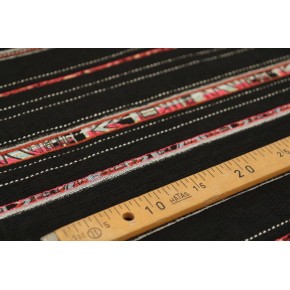 tissu français - jacquard upcyclé