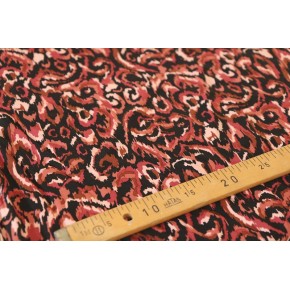 twill de viscose - un chat sur un fil