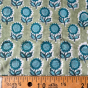 tissu indien block print - un chat sur un fil