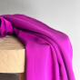 tissu cyclamen unie - twill de  viscose