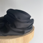 satin de viscose noir - un chat sur un fil