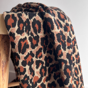 jolie maille léopard pour pull, robe, gilet.