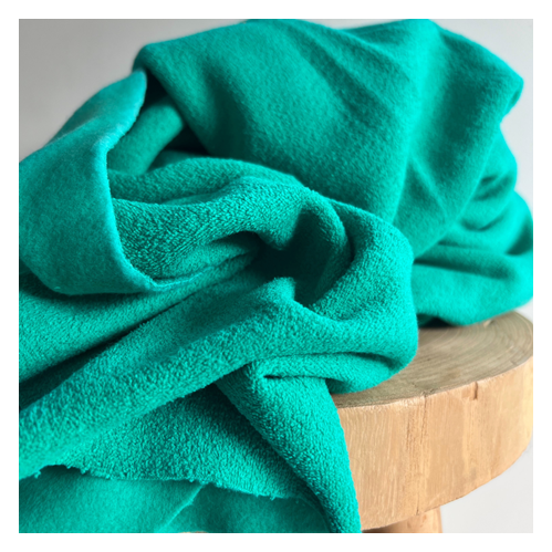 tissu sweat vert pep's tissu sweat vert pep's