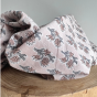 tissu imprimé fleurs - block print