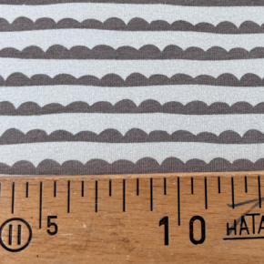 tissu en jersey de coton waves - un chat sur un fil