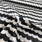 jersey coton - un chat sur un fil