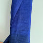 tissu lin et viscose bleu - kokka
