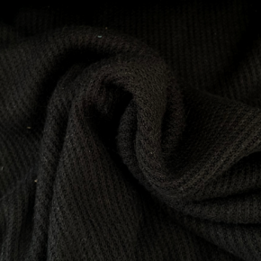 tissu en tricot noir au mètre