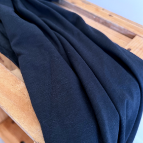 jersey upcyclé marine - un chat sur un fil