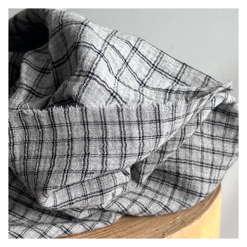 double gaze carreaux - collection upcyclé double gaze carreaux - collection upcyclé