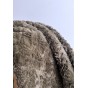 tissu foussa fourrure - kaki