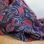 tissu jacquard français - un chat sur un fil