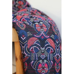 tissu jacquard - tissu upcyclé