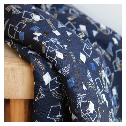 jacquard français - Fantasy marine jacquard français - Fantasy marine