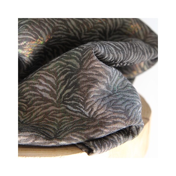 jacquard marron irisé - un chat sur un fil