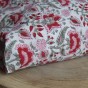 coton fleurs - tissu indien