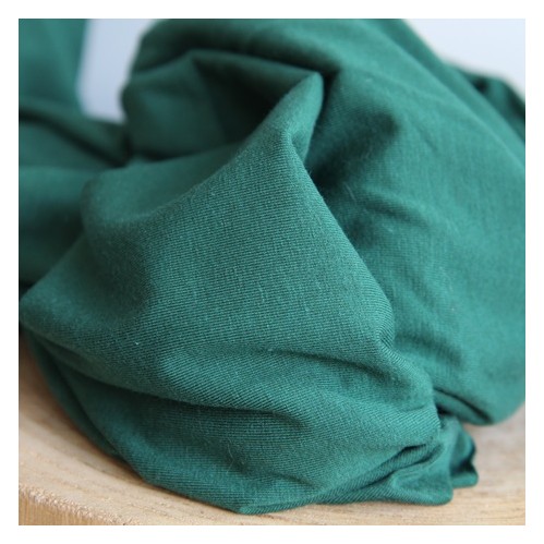 jersey bambou et coton - vert sapin jersey bambou et coton - vert sapin