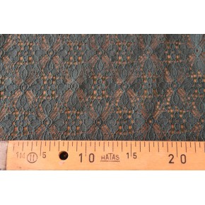 tissu en dentelle - vert foncé