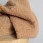 tissu sherpa bouclette camel