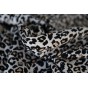 tissu en viscose imprimée - léopard beige