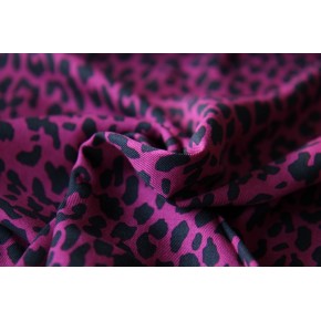 tissu en viscose imprimée - léopard