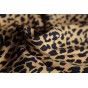 tissu viscose léopard beige et noir