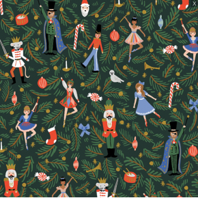 nutcracker evergreen - rifle paper co